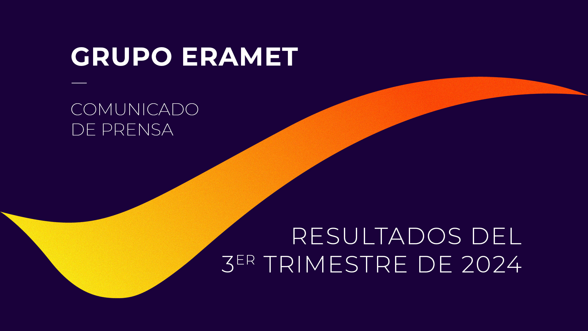 Resultados del 3er trimestre de 2024